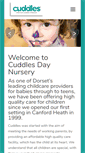 Mobile Screenshot of cuddlesnursery.co.uk